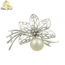 Gümüş Zirkon Tarz Broş